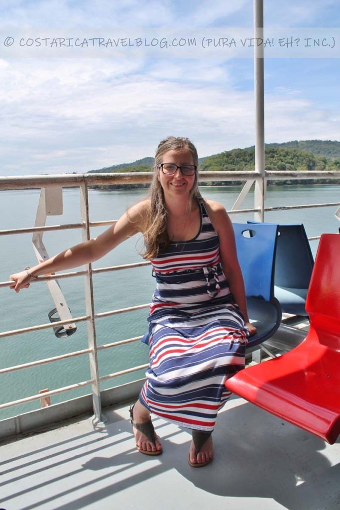 Nikki; ferry crossing over the Nicoya Gulf