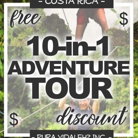 DISCOUNT: 10 in 1 Adventure Combo Tour – Adult (From Manuel Antonio / Operated by Amigos del Rio)